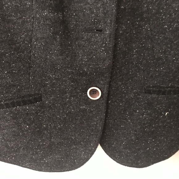 Sigrid Olsen Black Lined 2 Button Jacket Size 10 - Picture 8 of 10